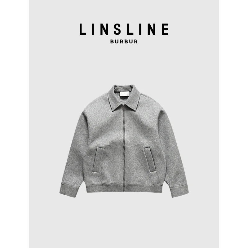 LIN X BUR 无帽灰色卫衣 廓形时髦 宽松运动百搭大王SY00539