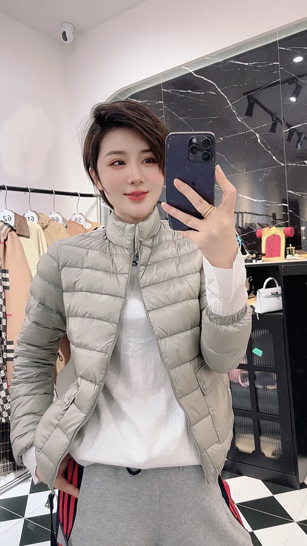 XIAOR-轻薄 四色 现场 外套棉服无帽-潇潇-有标