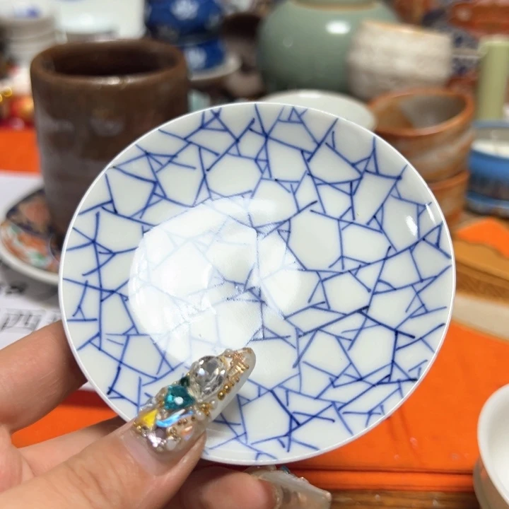 盖碗慢**瓷瓷器直播放漏中