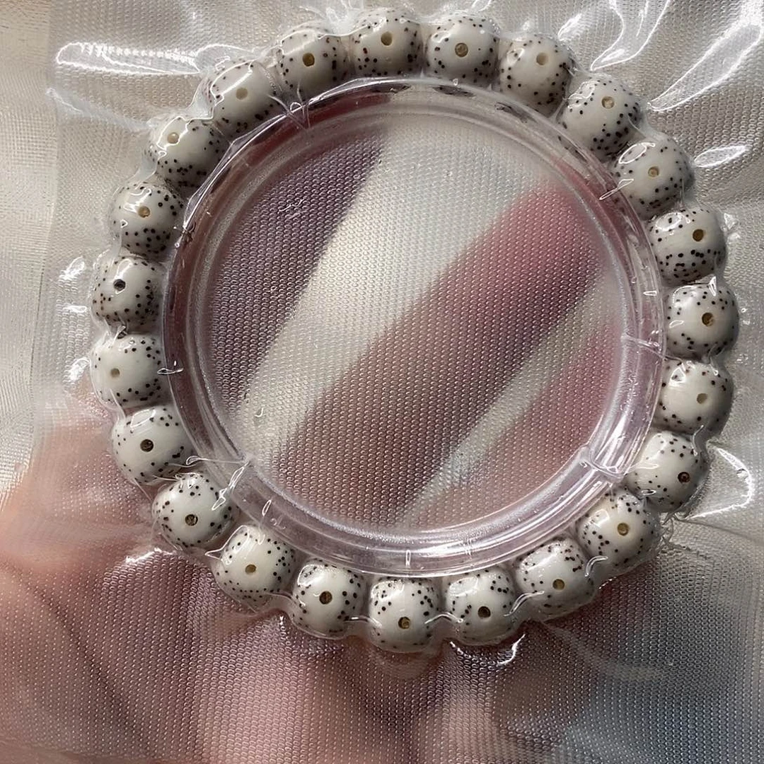 吊坠星月菩提原白大眼单圈109