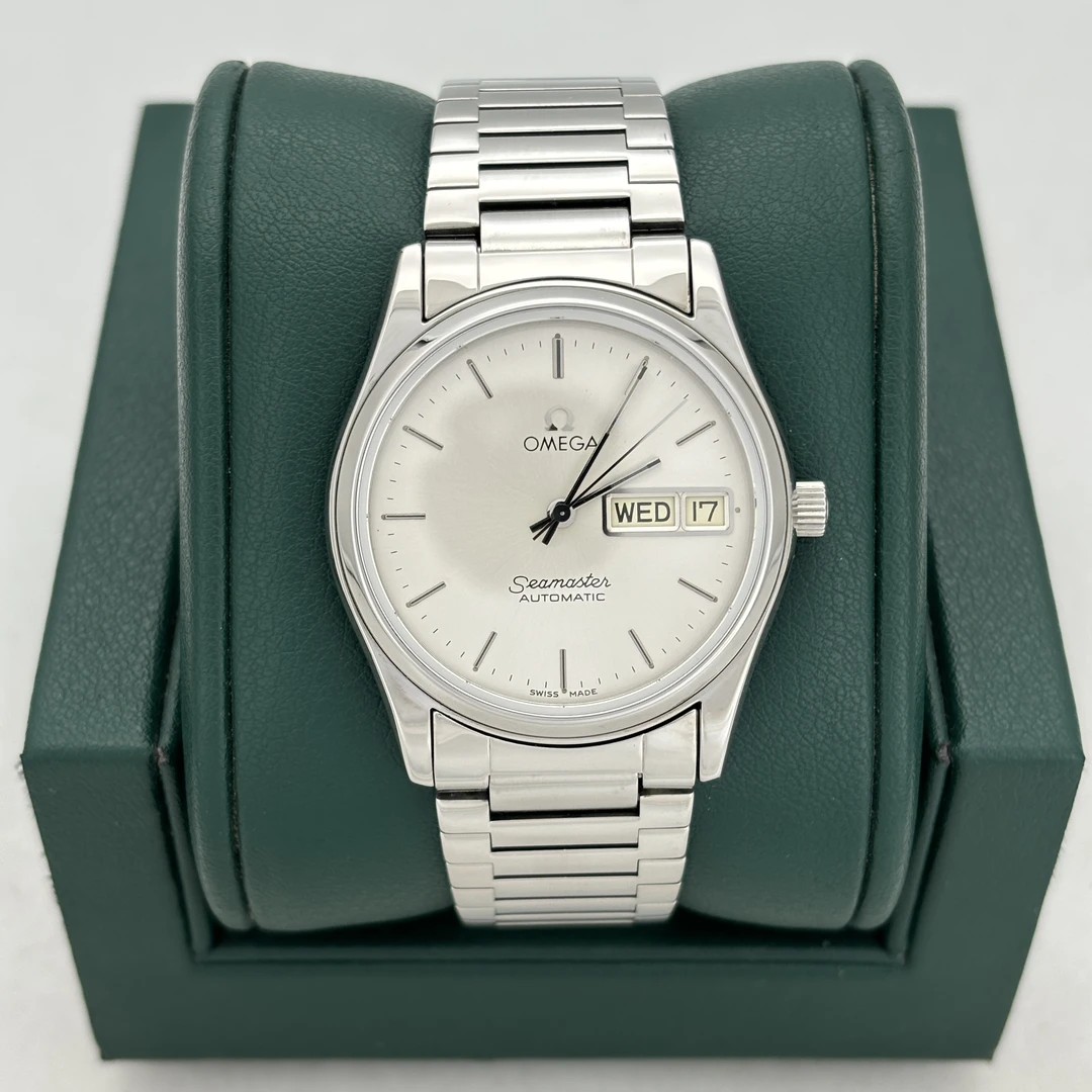 95新 Omega/欧米茄 表径34 中古海马经典原装简约机械名表 M1576