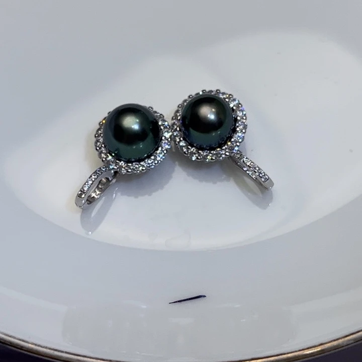 海水珍珠颈饰银S925镶嵌