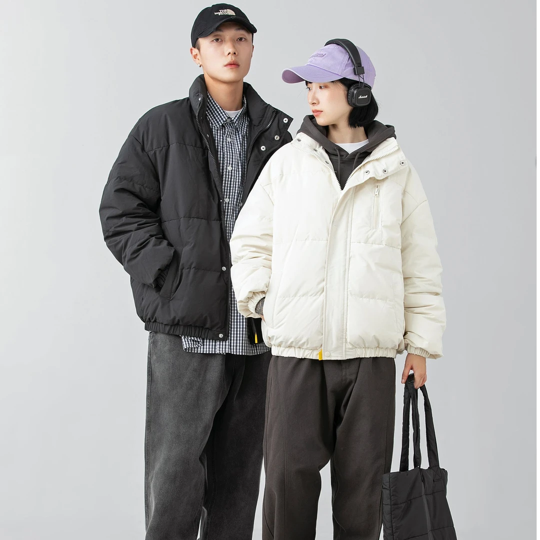 SYPD秋冬装加厚保暖男女情侣款立领90白鸭绒羽绒服外套2290