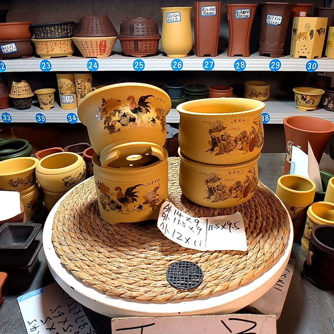 宜兴紫砂紫砂花盆花盆