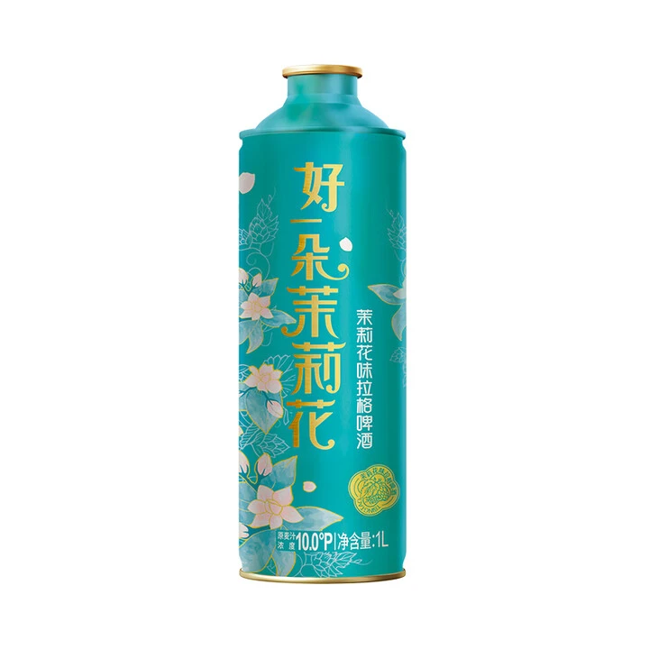青岛茉莉花味啤酒10°P1L*1罐