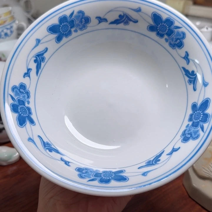 惟***少醴陵群力兰海棠17.5厘米碗微瑕