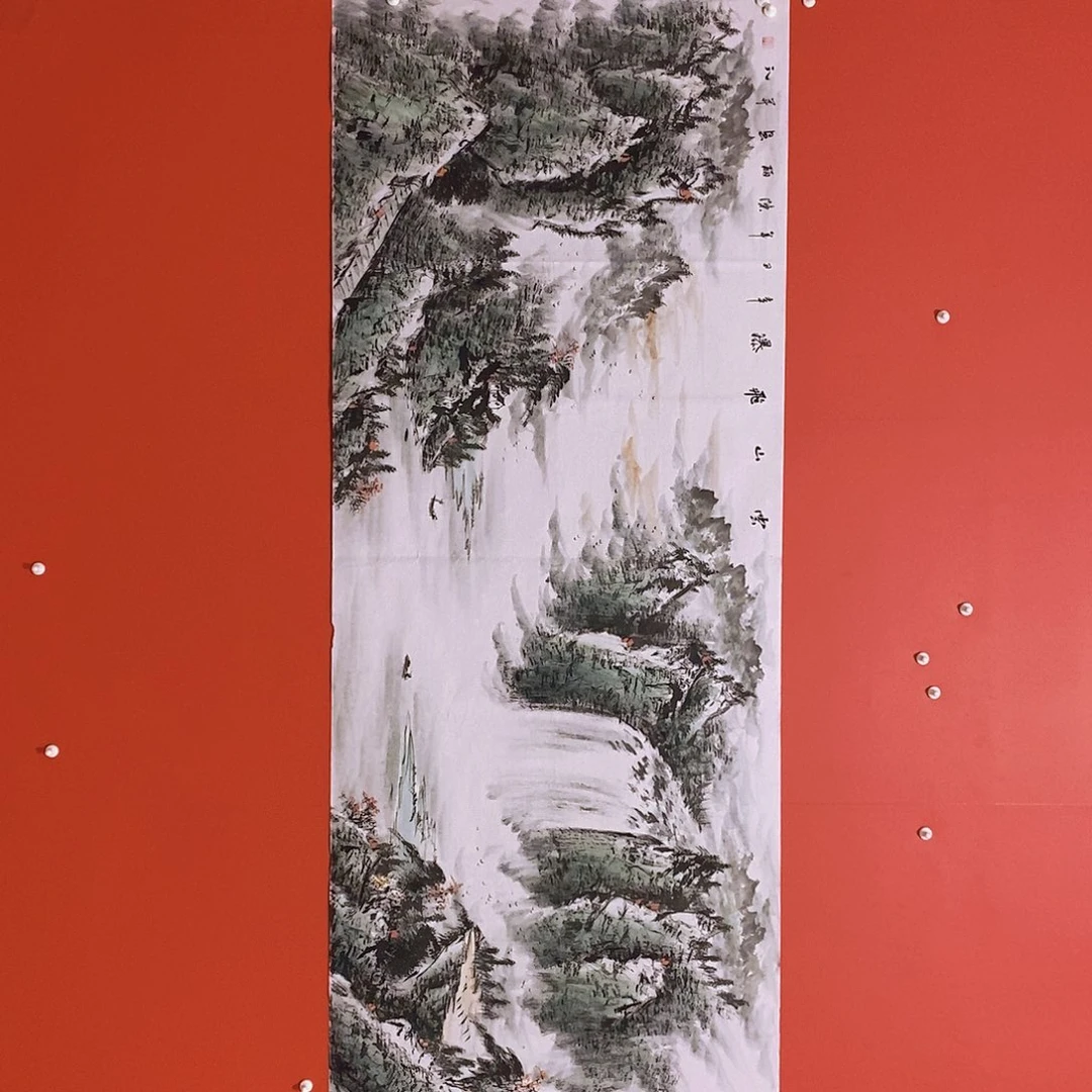 国画山水花鸟国画作品