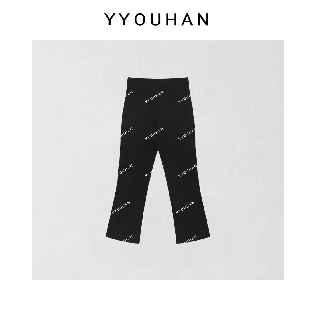 欧尼私服 2025夏款九分魔力裤小众设计微喇百搭休闲裤2504C1656