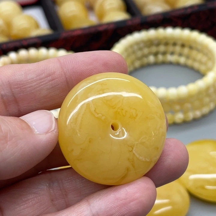 琥珀未镶嵌裸石蜜蜡