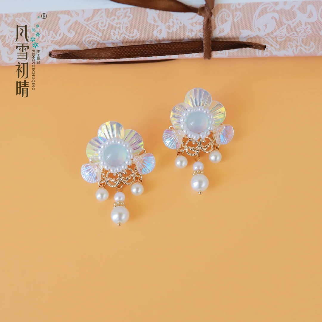 辰小兮【新粉浮力热缩】鳞妙发扣儿童手工汉服百搭复古日常