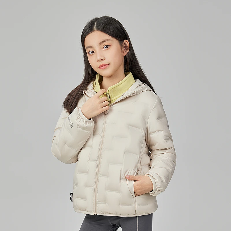 2025秋季新款男女短款儿童轻暖羽绒三宝羽绒服T250135040