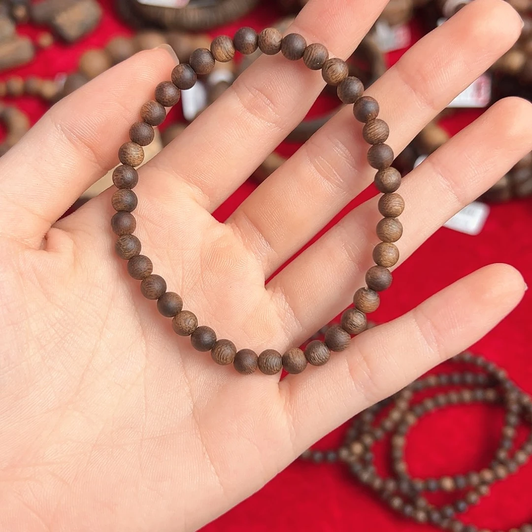 手串沉香05单圈沉水多样性发一A099