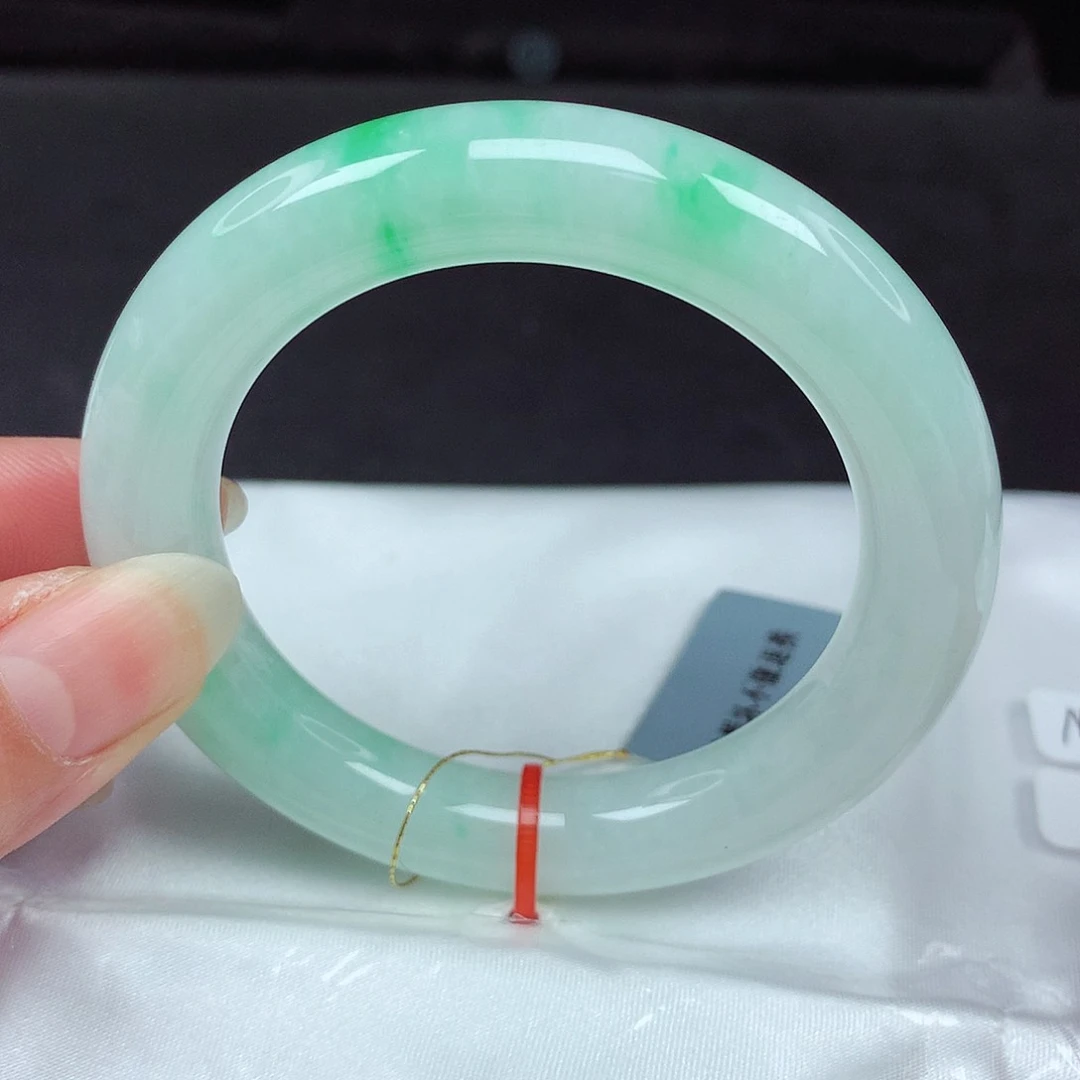 未镶嵌手镯翡翠52小胖圆217