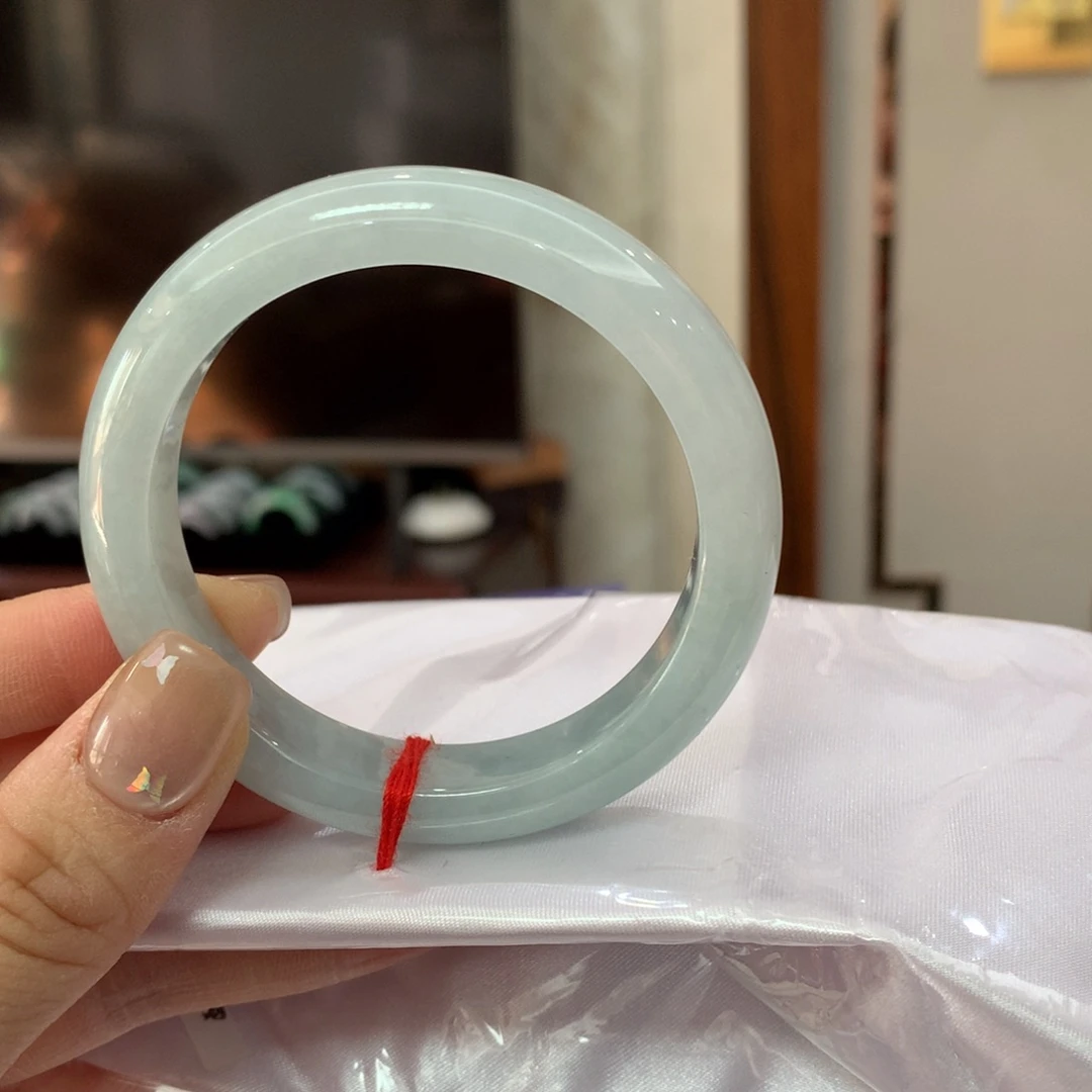 未镶嵌手镯翡翠完美者慎拍 圈口54