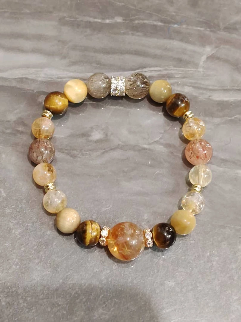 大理石手链 手链 D 棕色 202530