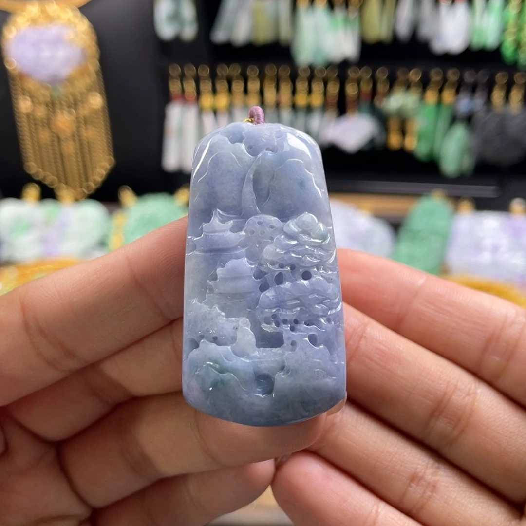 颈饰未镶嵌翡翠代编织