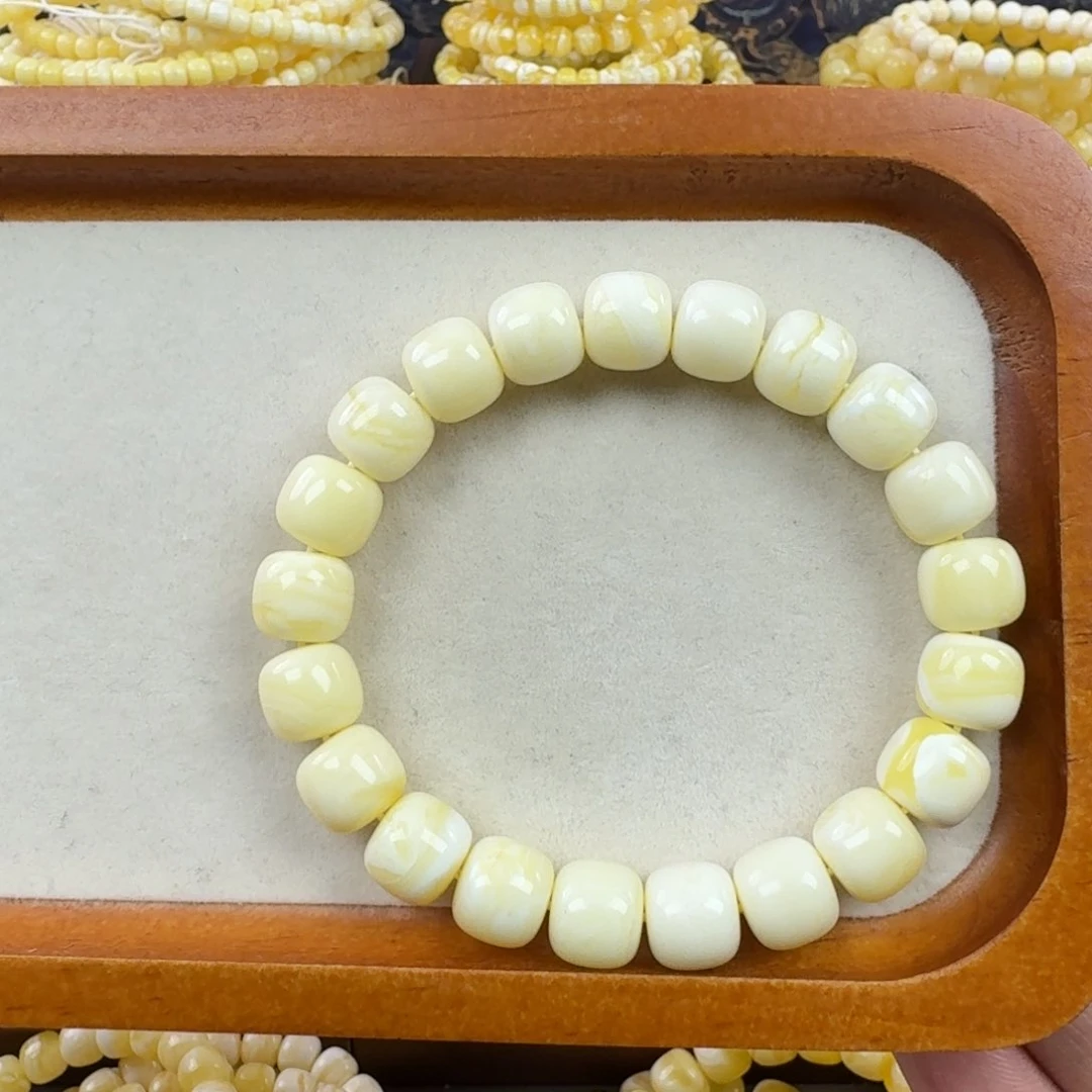 *****未镶嵌琥珀手链10.5mm裸发