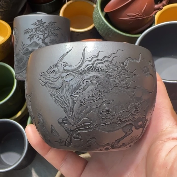 茶杯紫砂全手工制作工艺