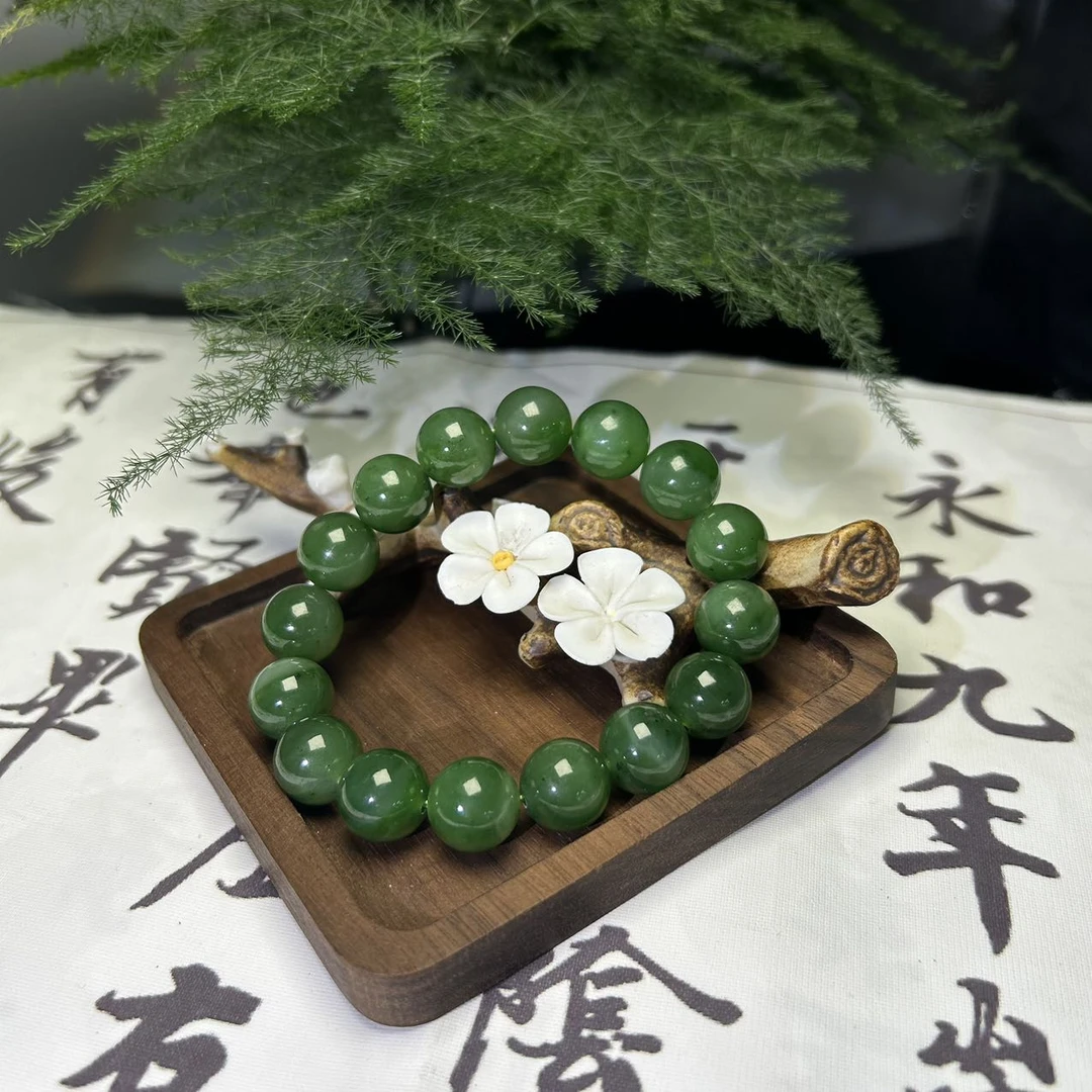 天然和田玉碧玉手串1080087