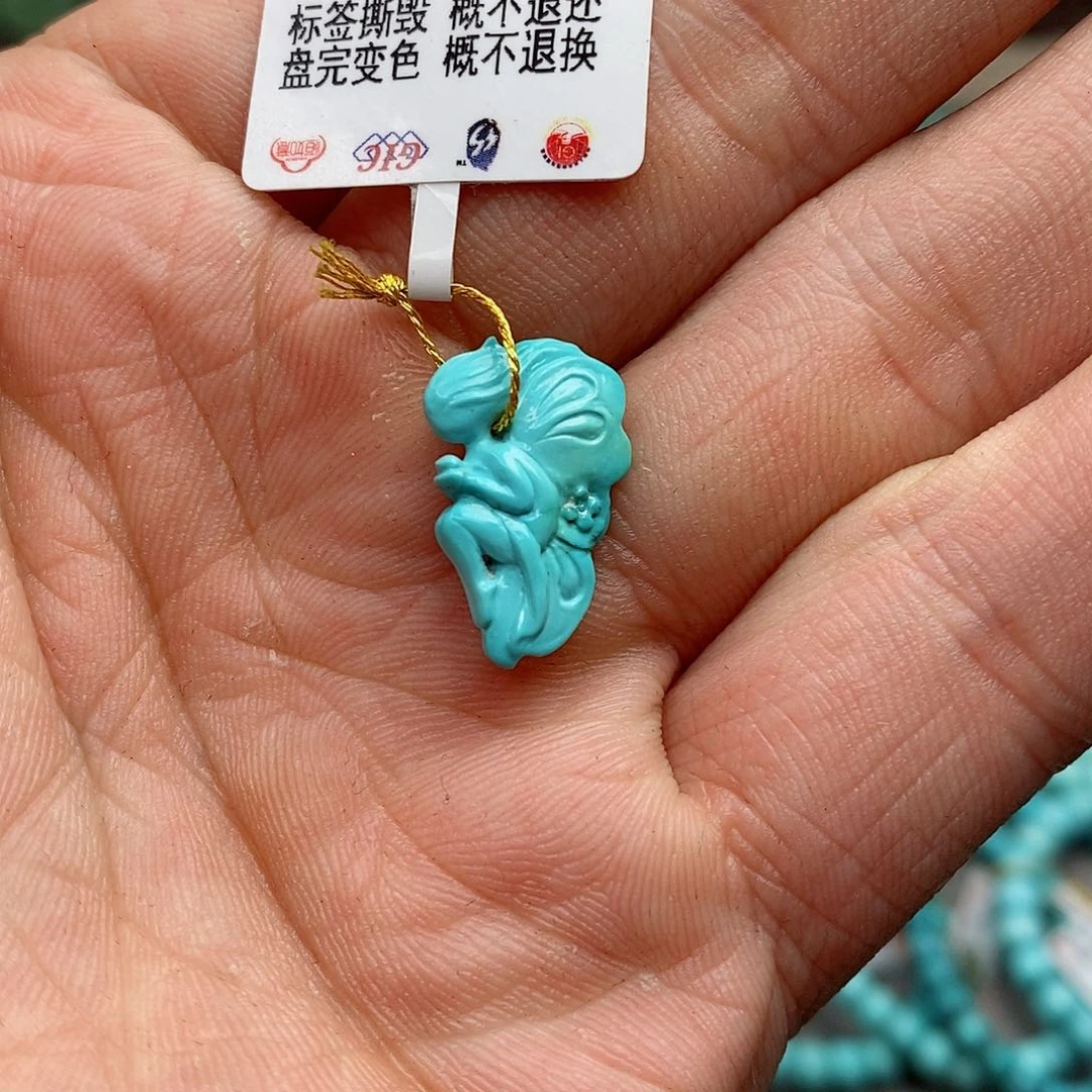 绿松石珠宝奇石未镶嵌