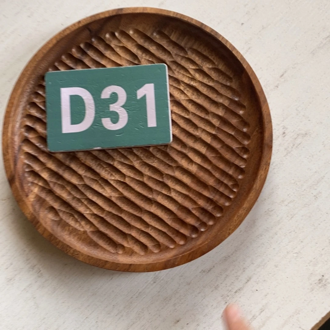 水晶玻璃编号D31盘子发2个