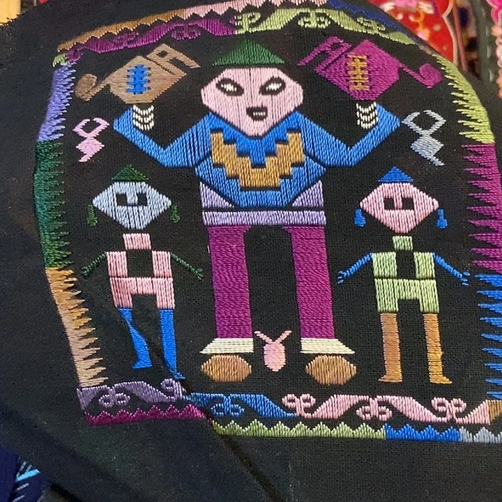 全手工 丝线 数纱绣