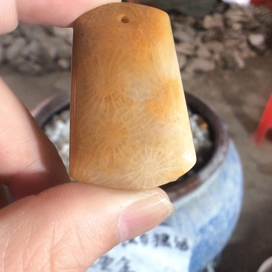 硅化玉吊坠未镶嵌