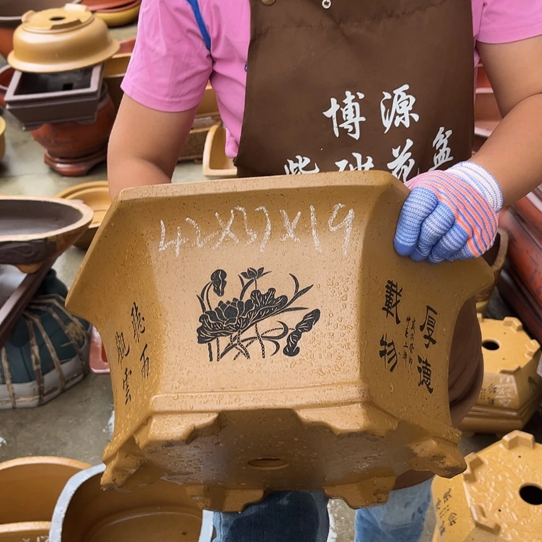 紫砂花盆盆景艺术