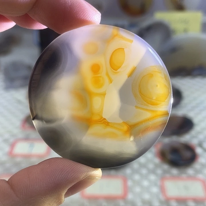 玛瑙/玉髓合金颈饰