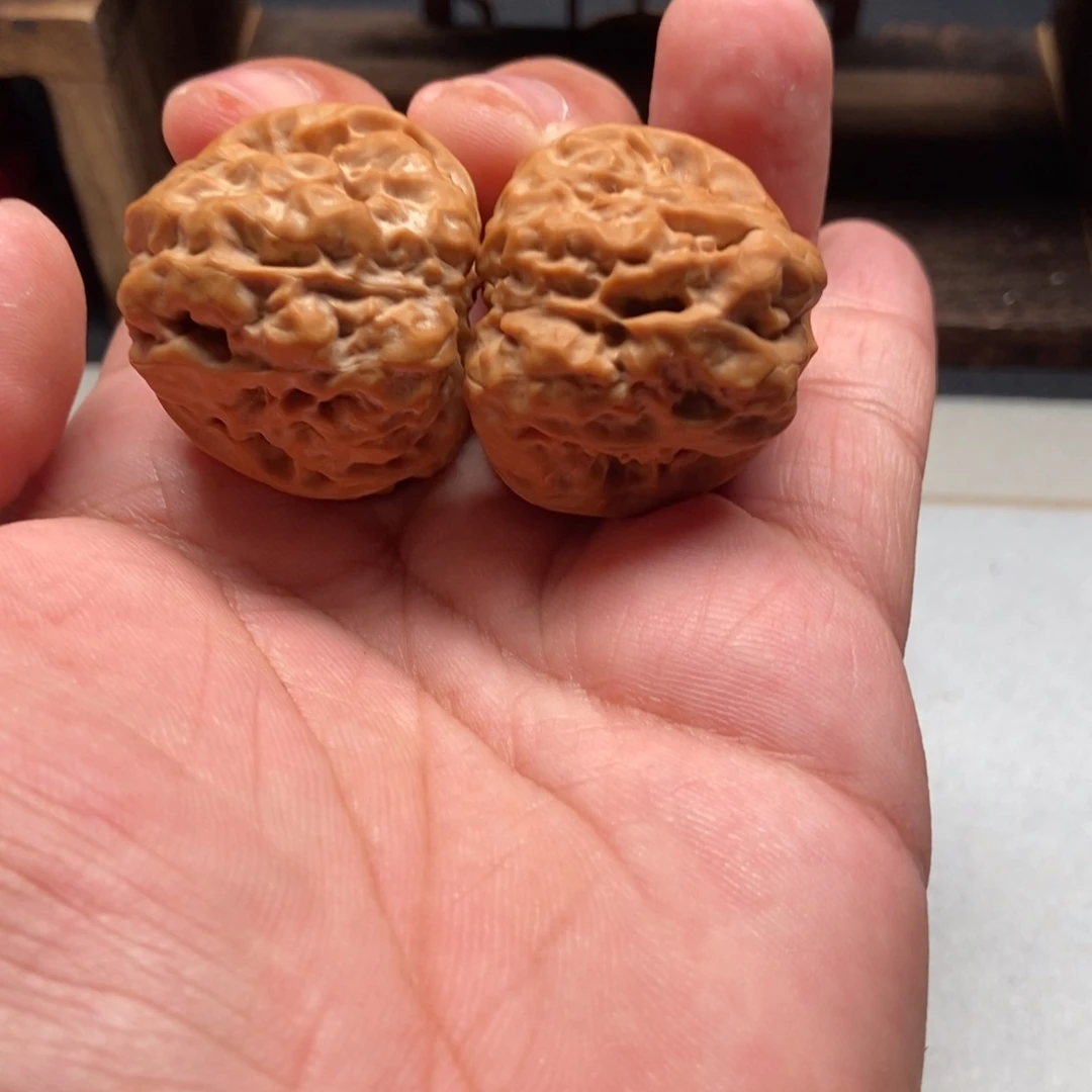 方***计文玩核桃吊坠35蛙蛙