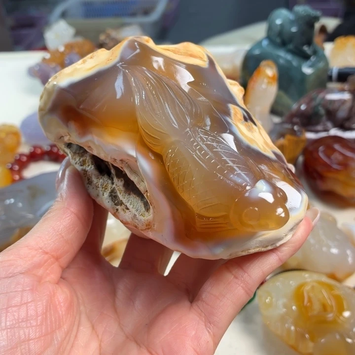 玛瑙/玉髓未镶嵌吊坠(不含链)