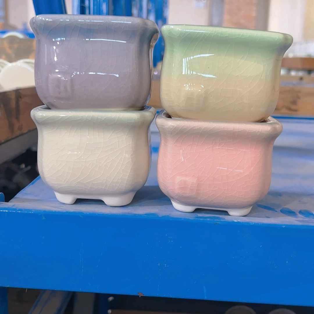 红陶陶瓷花盆当场满12包邮