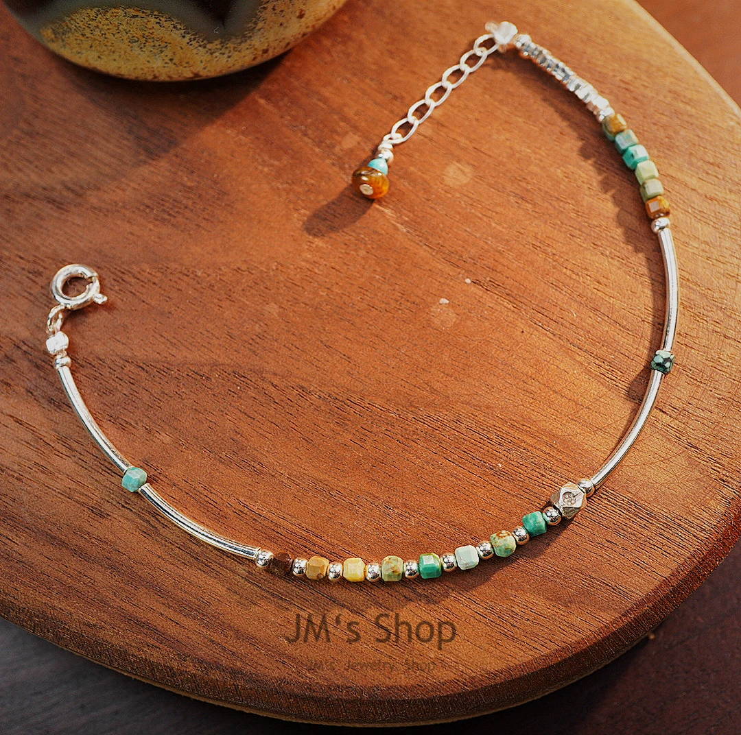 925银手链 【街末】原创设计手工定制手作时尚小众百搭简约复古手链