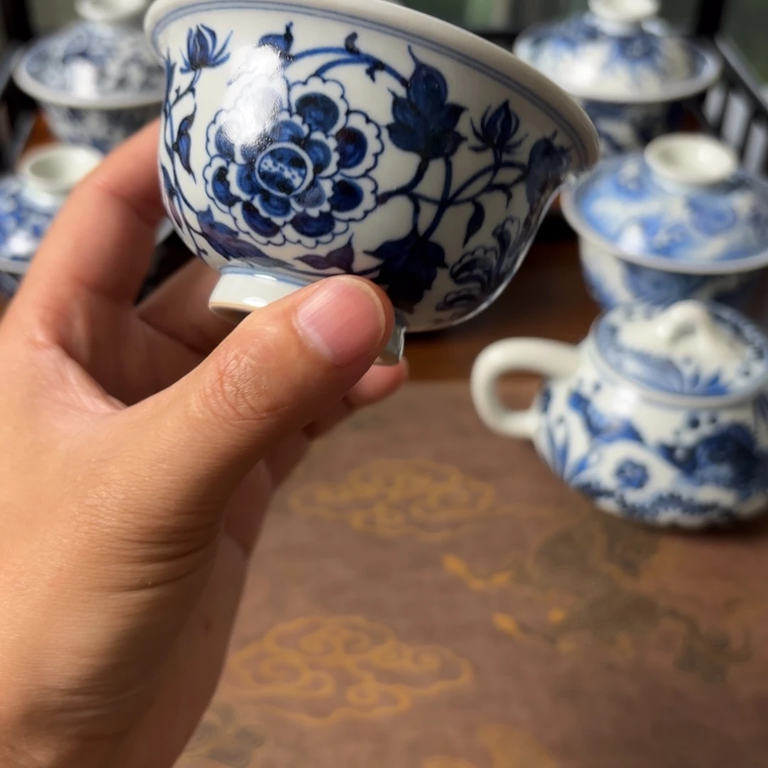 摆件景德镇手绘茶器