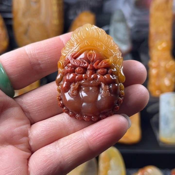 石英质玉（黄龙玉）未镶嵌手链