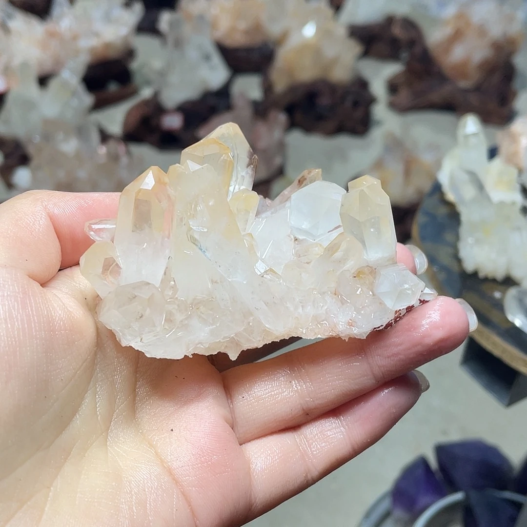 福***椒水晶银S925镶嵌珠宝半成品