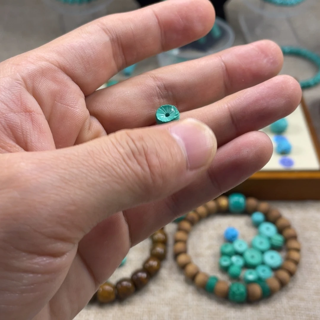 初***雪原生态湖北矿小配饰，直径8