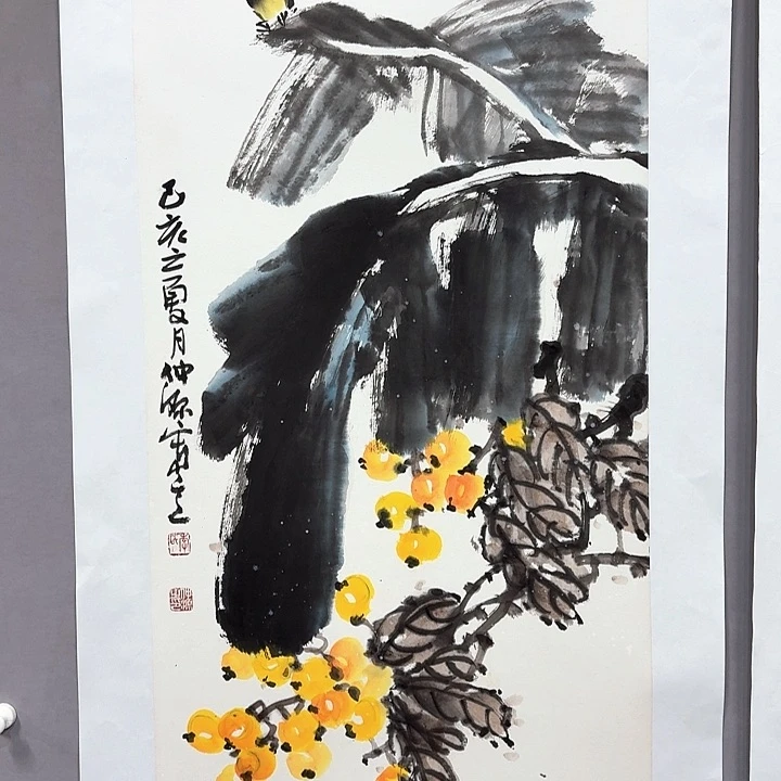 国画亲笔手绘放心去藏