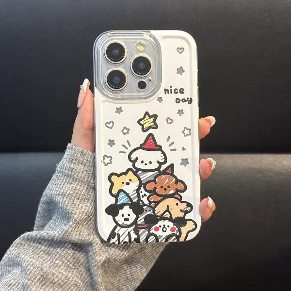 奥菲顿星星小狗适用iphone15pro手机壳苹果1314小米viv华为oppo套
