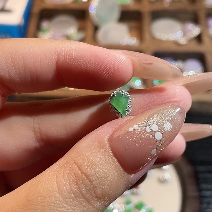 翡翠银S925镶嵌颈饰