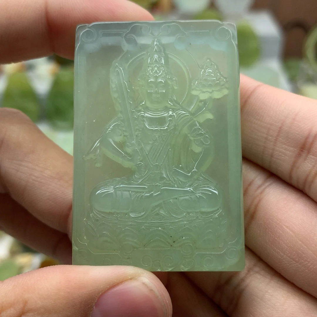 岫玉未镶嵌吊坠(不含链)