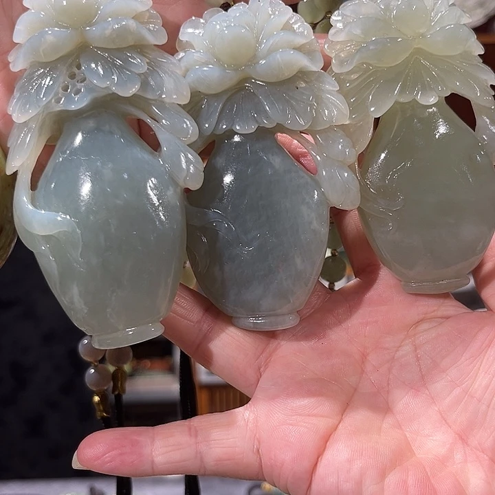未镶嵌岫玉毛衣链