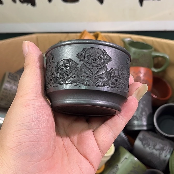 茶杯紫砂全手工紫砂主人杯