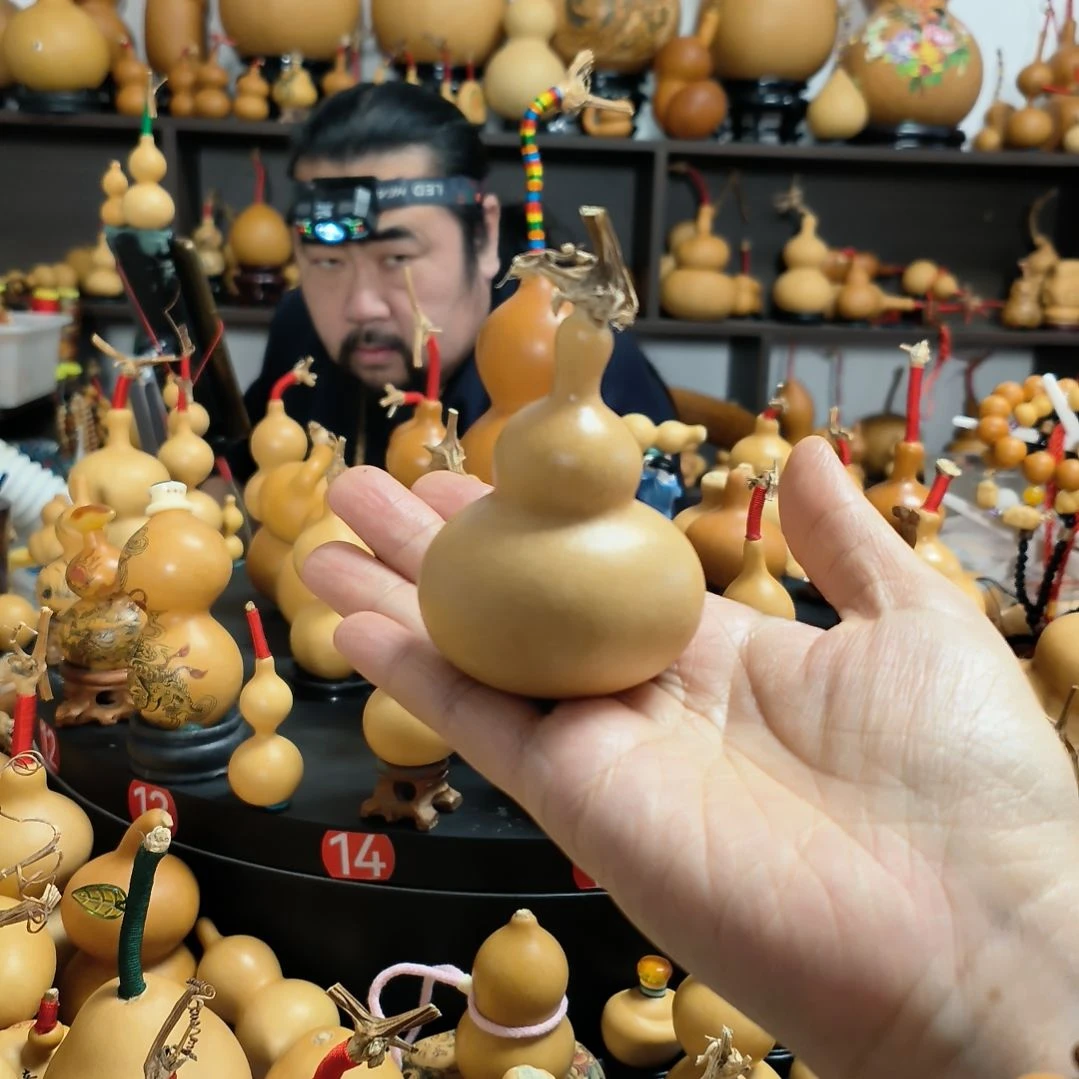 桃***头葫芦福禄双全手把件