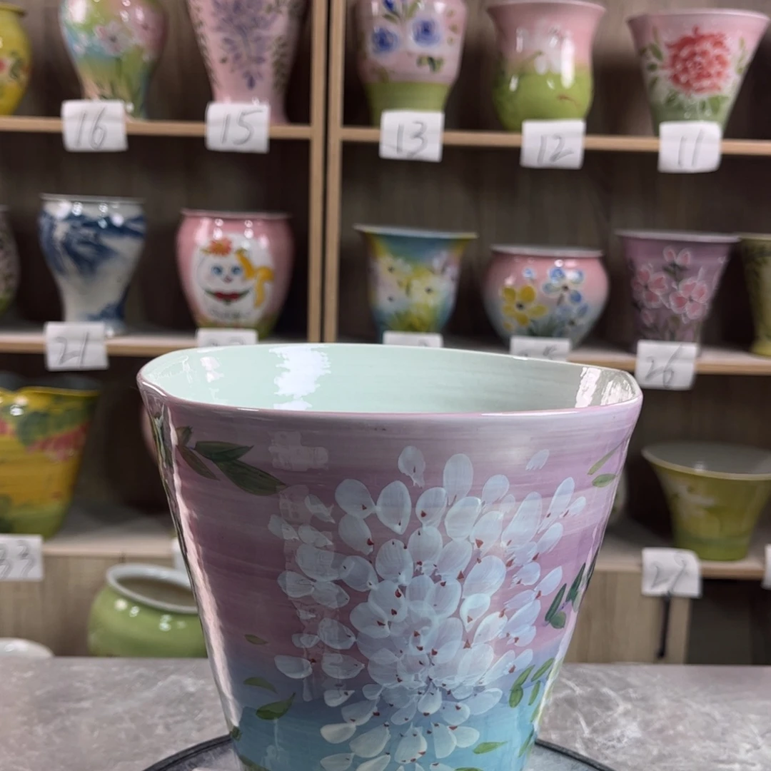 景德镇陶瓷花盆花盆