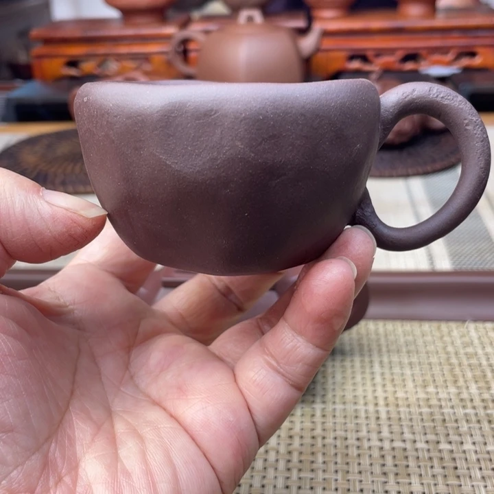 紫砂茶杯全手工制作主人杯
