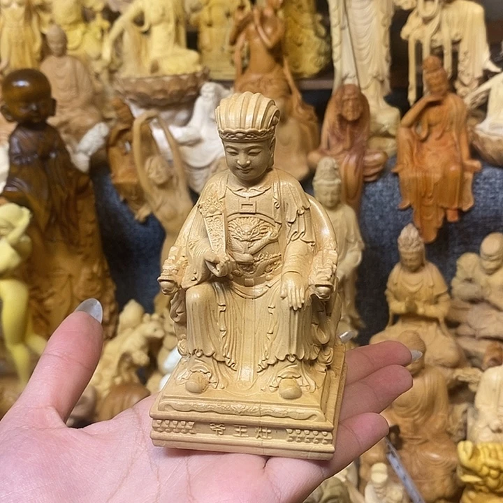 黄杨木黄杨木瑕疵灶王爷