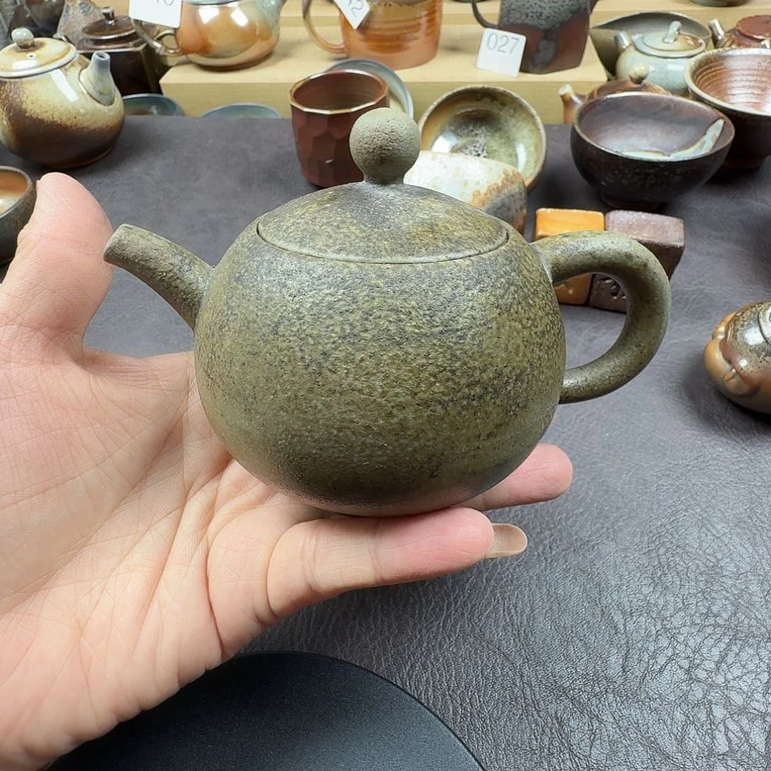 手工手作柴烧茶具壶