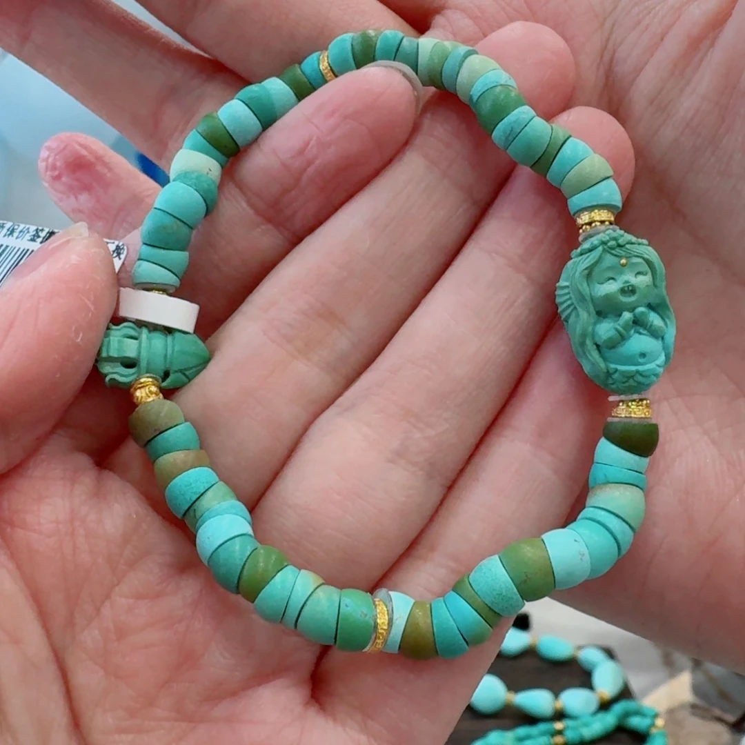 未镶嵌绿松石珠宝奇石