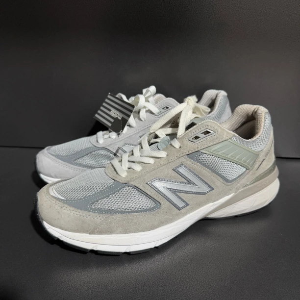95新 NEW BALANCE 42.5码/990 V5 元祖灰 低帮复古运动鞋 男款